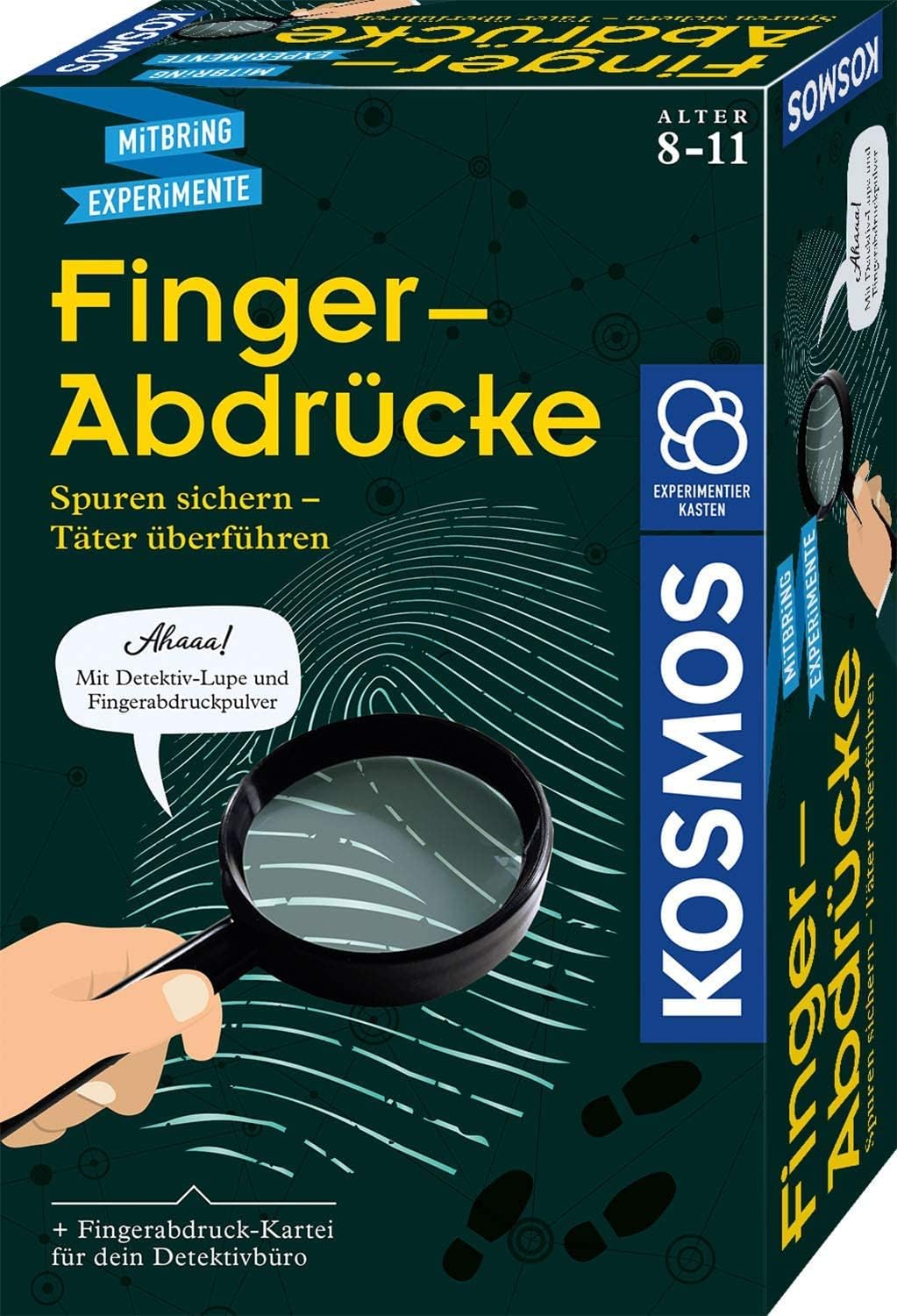KOSMOS Fingerprints Detective Experiment Set from Age 8