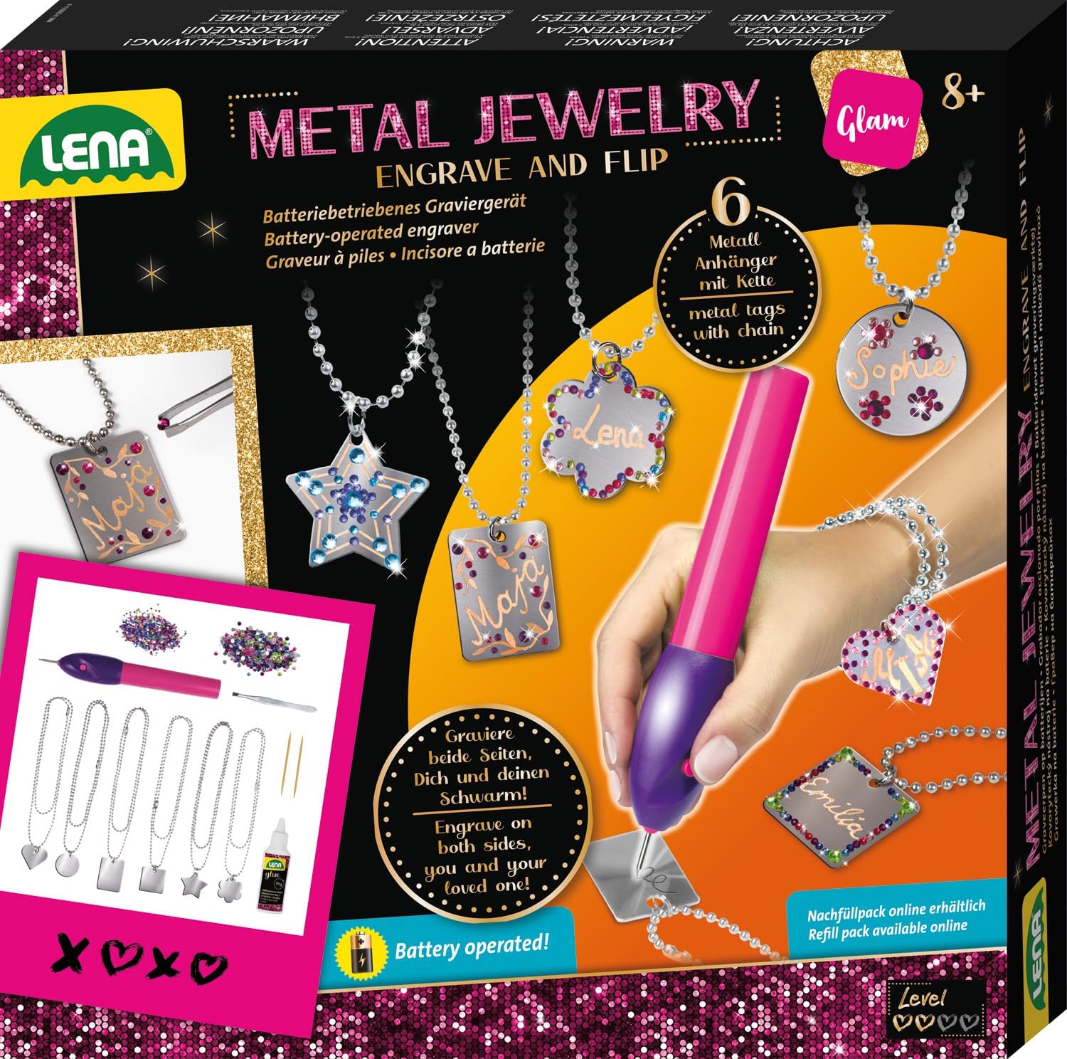 Lena Metal Jewellery Schmuck-Bastelset
