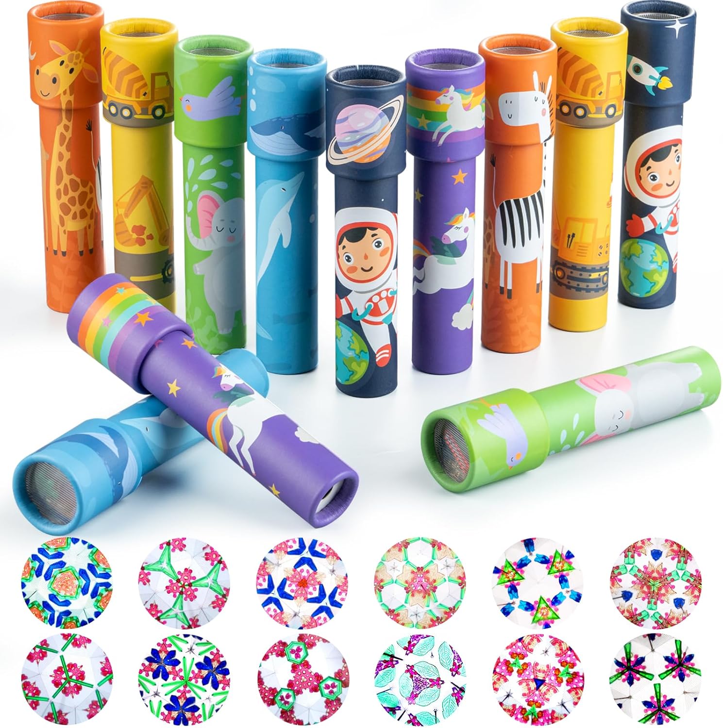 iKeelo 12 Stück Kaleidoskop Mitgebsel Kindergeburtstag