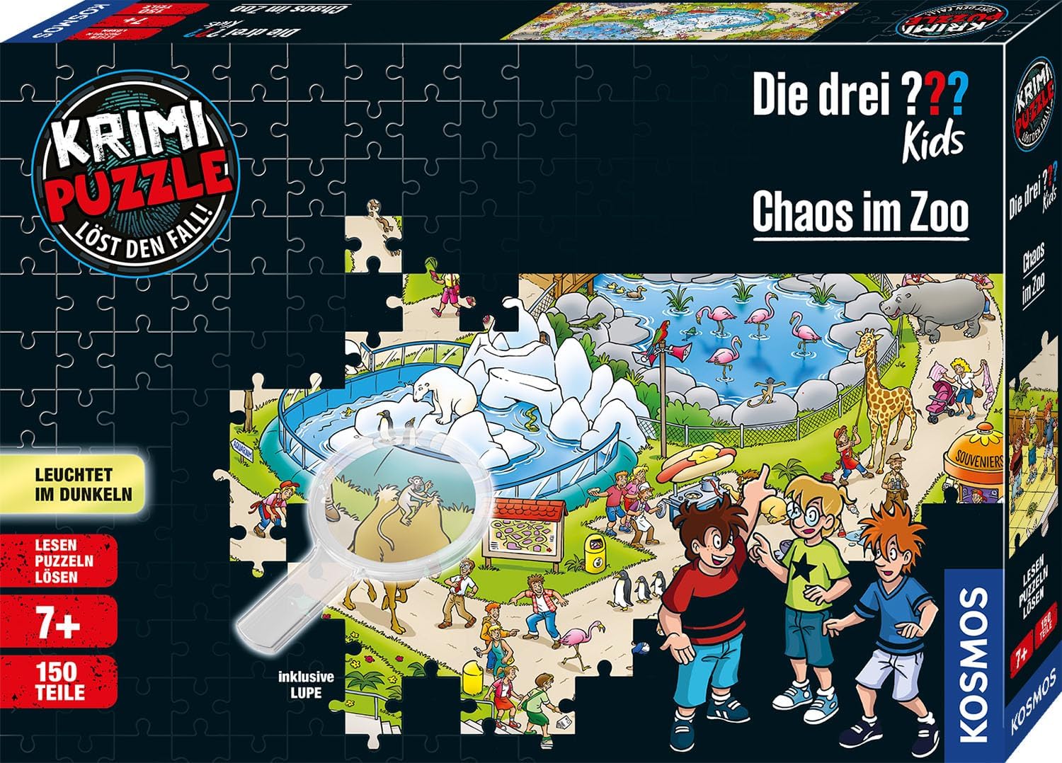 KOSMOS Krimi-Puzzle 'Die drei ??? Kids – Chaos im Zoo'